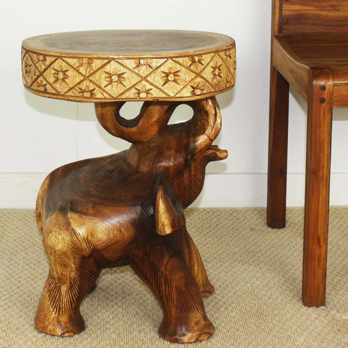 World Menagerie Bublava Solid Wood Pedestal End Table Reviews Wayfair