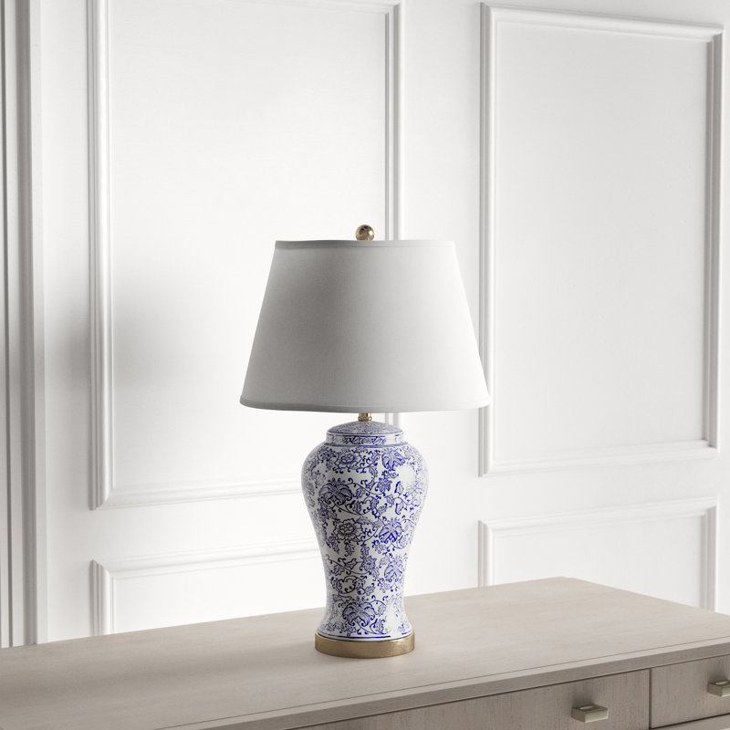 blue table lamps set of 2