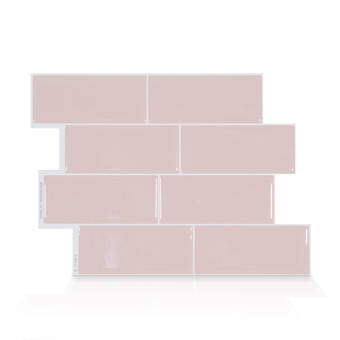 Smart Tiles Metro 8 X 12 Gel L Stick Mosaic Tile Reviews Gel L Stick Mosaic Tile
