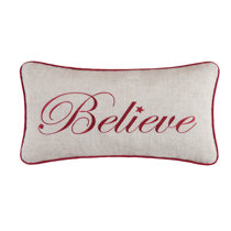 believe throw pillow