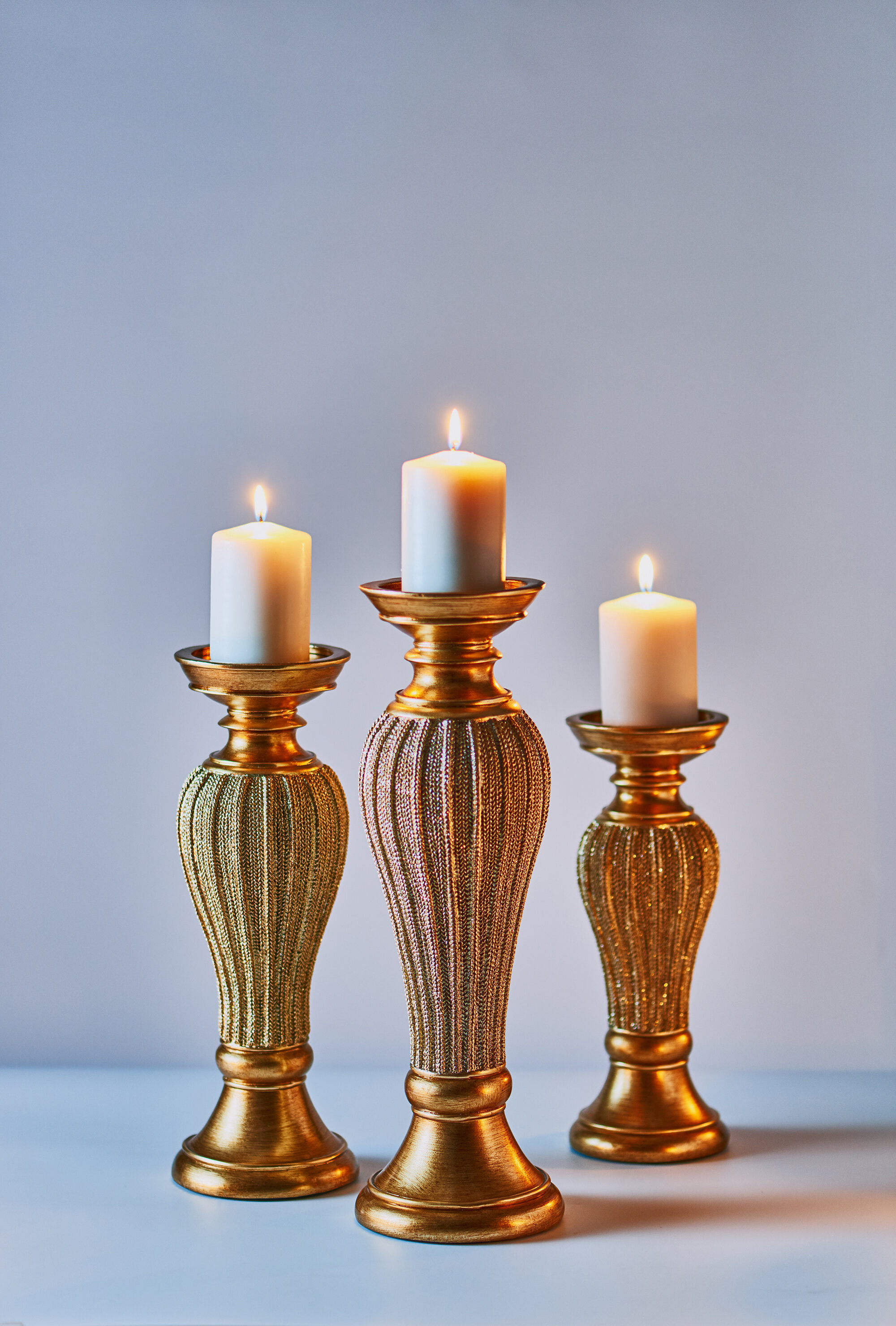 plastic candlesticks