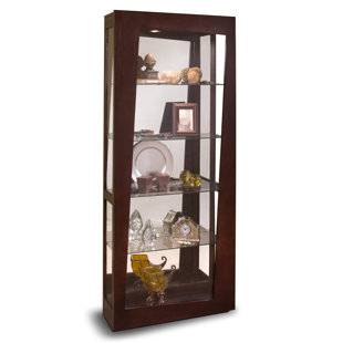 Go to store & view more images Philip Reinisch Co. Lynx Lighted Curio Cabinet