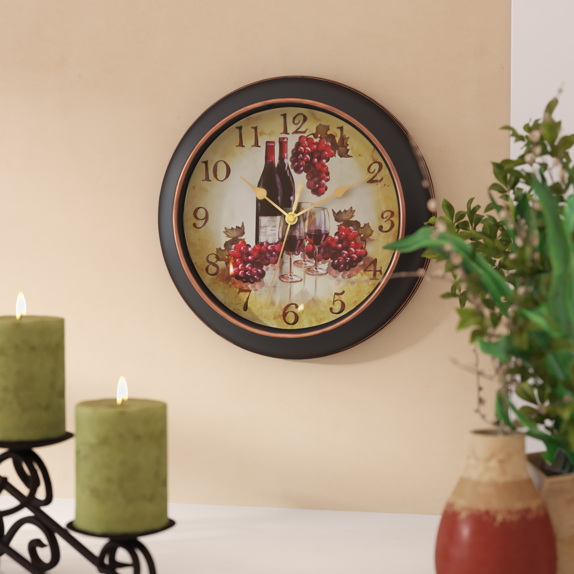 Fleur De Lis Living Howa Wall Clock & Reviews Wayfair
