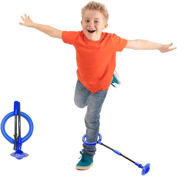 Skipper Ankle Swing Skip Ball Kids Garden Outdoor Indoor Fun Game Toy Yellow 