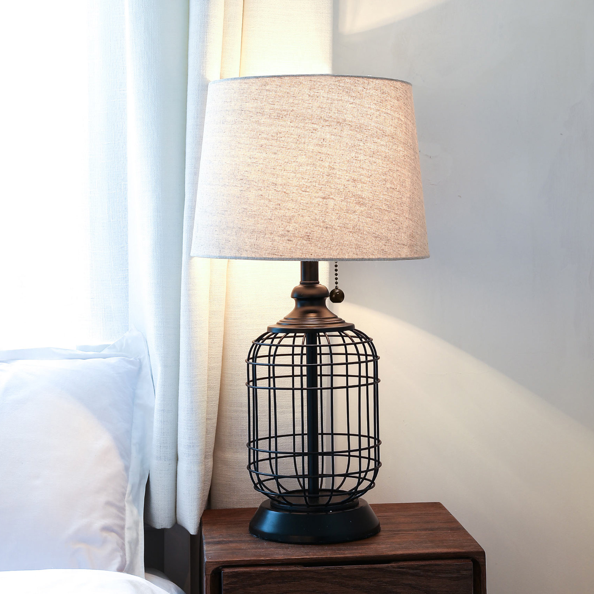 black table lamp shades