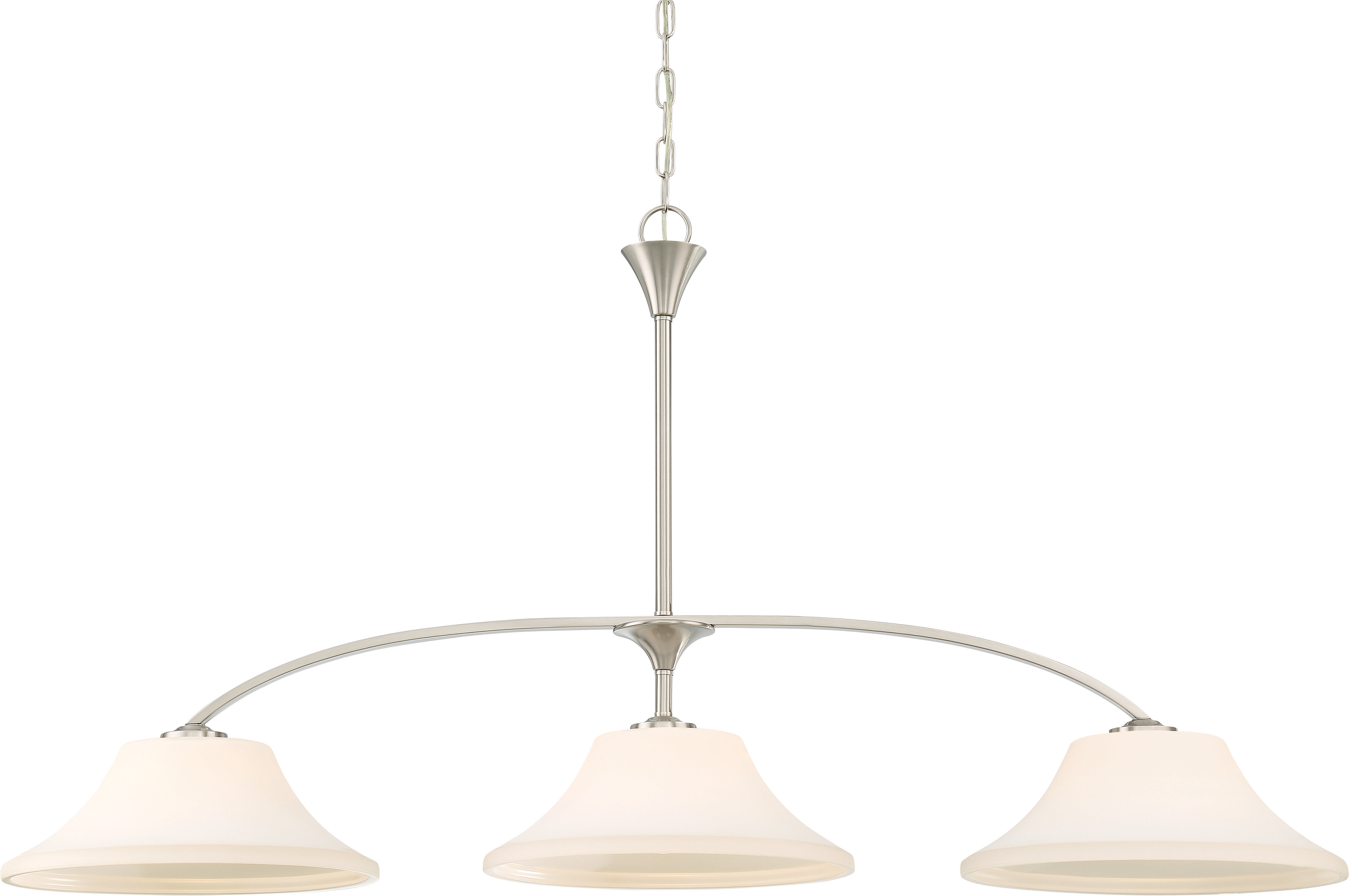 Andover Mills Olsson 3 Light Kitchen Island Bell Pendant LED direct light pendant lamp FLORIDA SQUARE | Pendant lamp
