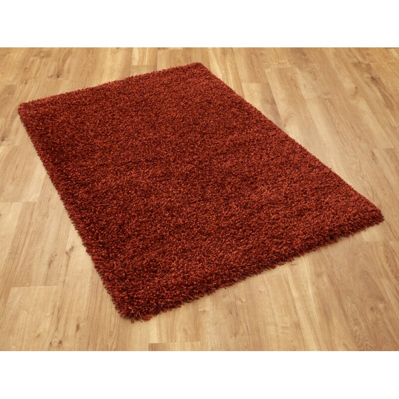 Marlow Home Co. Shaggy-Teppich Cota in Rot | Wayfair.de