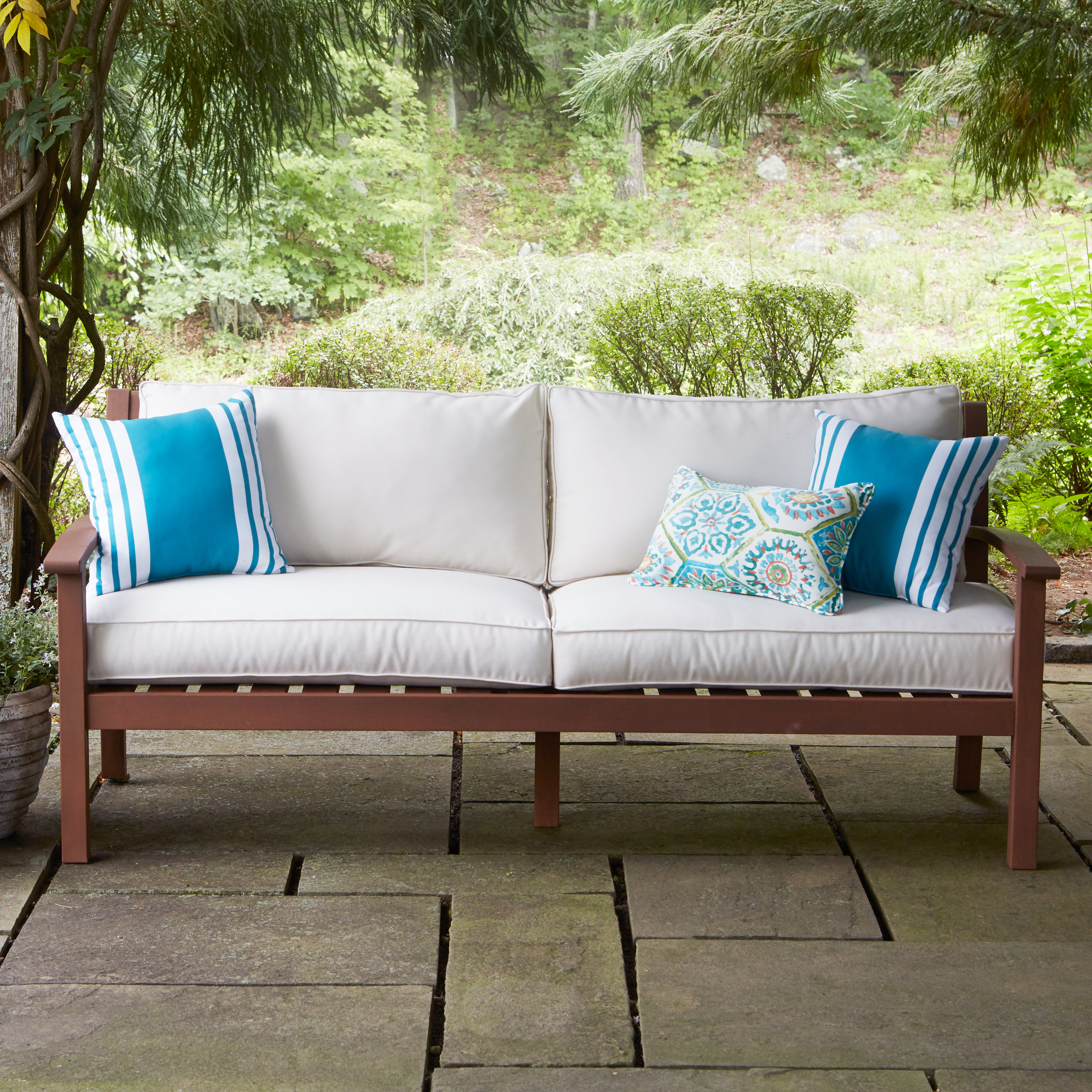 Patio Sofa With Cushions Joss Main