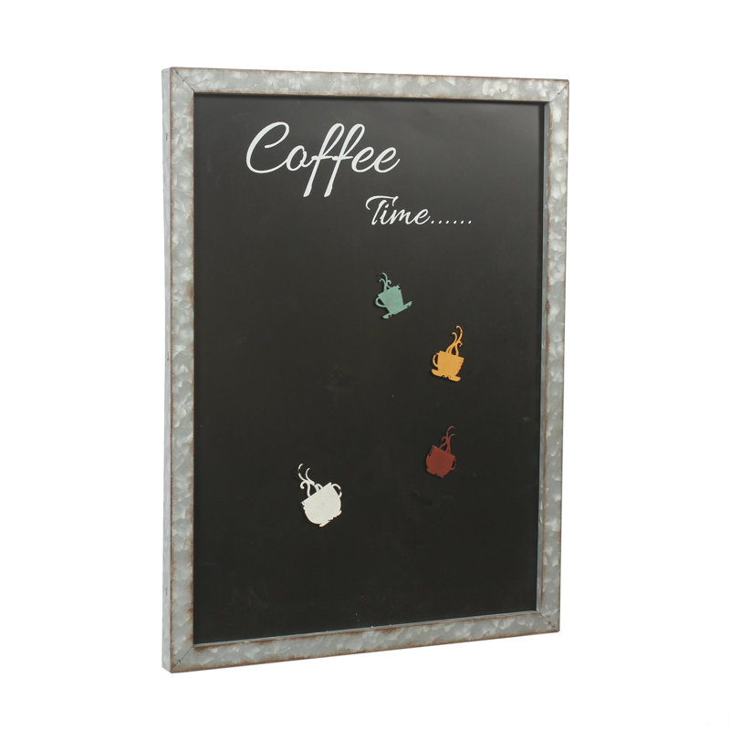 Winston Porter Tableau noir mural magnétique à l'heure du ...