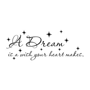 Quote Cinderella Nursery Decor Wall Decal