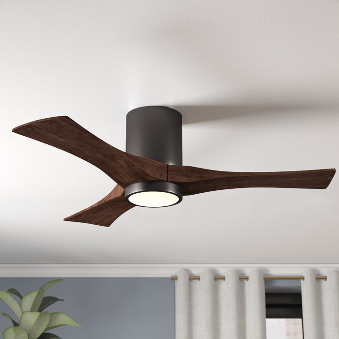 52 Rosalind 3 Blade Led Ceiling Fan With Remote Light Kit Included