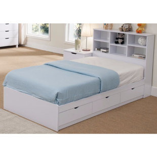 Go to store & view more images Divito Sophisticated Snow Twin Storage Platform Bed by Latitude Run