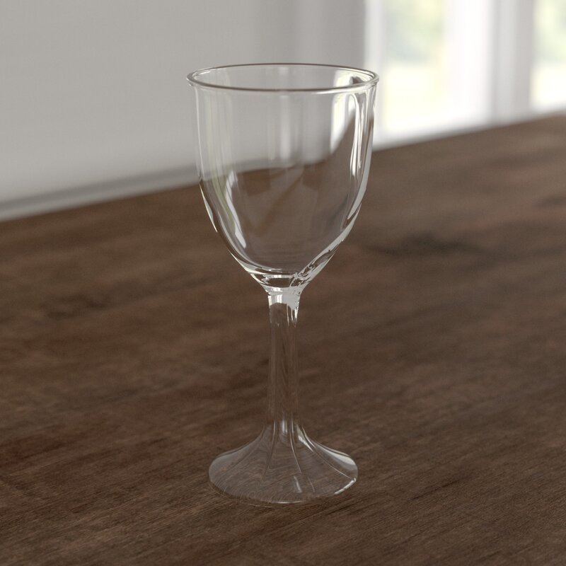 disposable plastic wine goblets