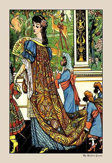 Buyenlarge Beauty And The Beast Beauty By Walter Crane Painting