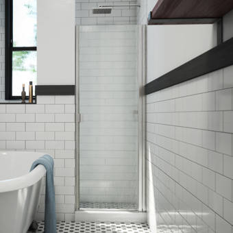 Coastal Industries Paragon Series 30 X 82 Hinged Semi Frameless Shower Door Wayfair