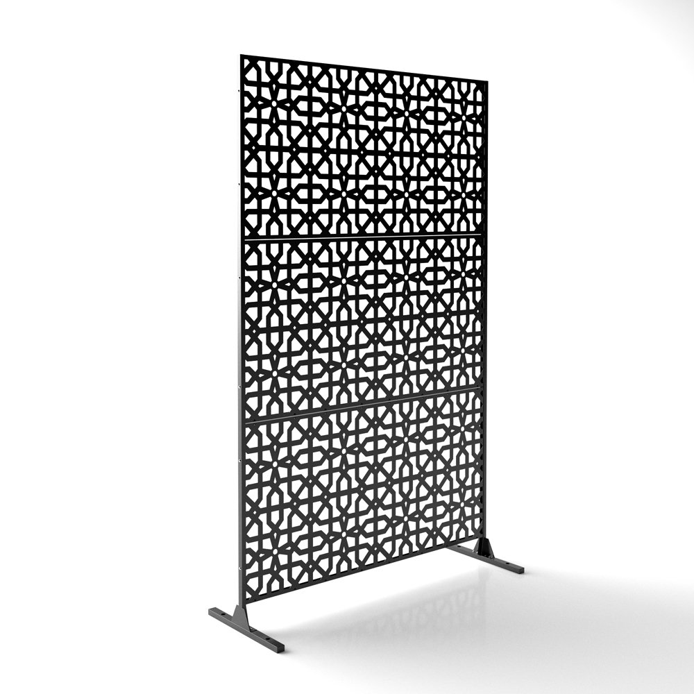 Veradek 6 Ft H X 4 Ft W Screen Series Metal Privacy Screen Reviews Wayfair