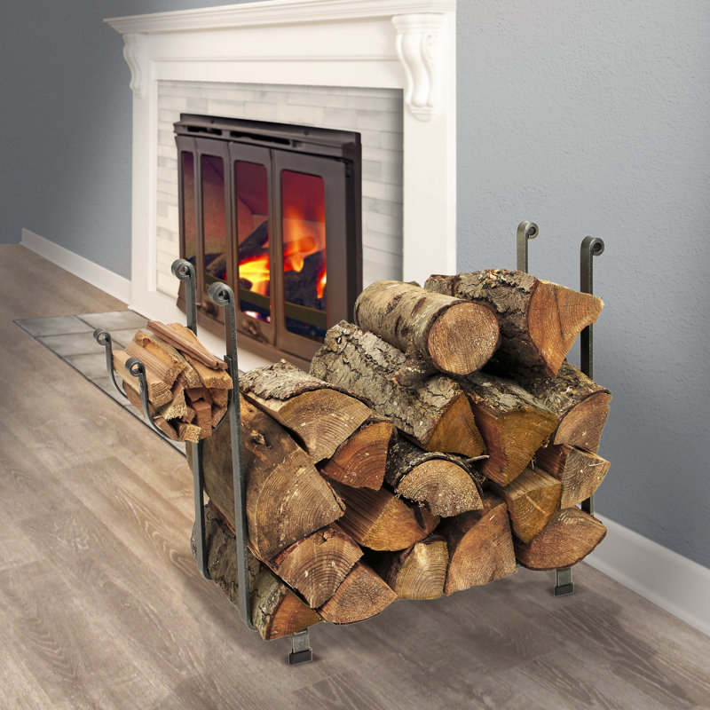 Enclume Handcrafted Indoor Outdoor Rectangular Fireplace Log Rack