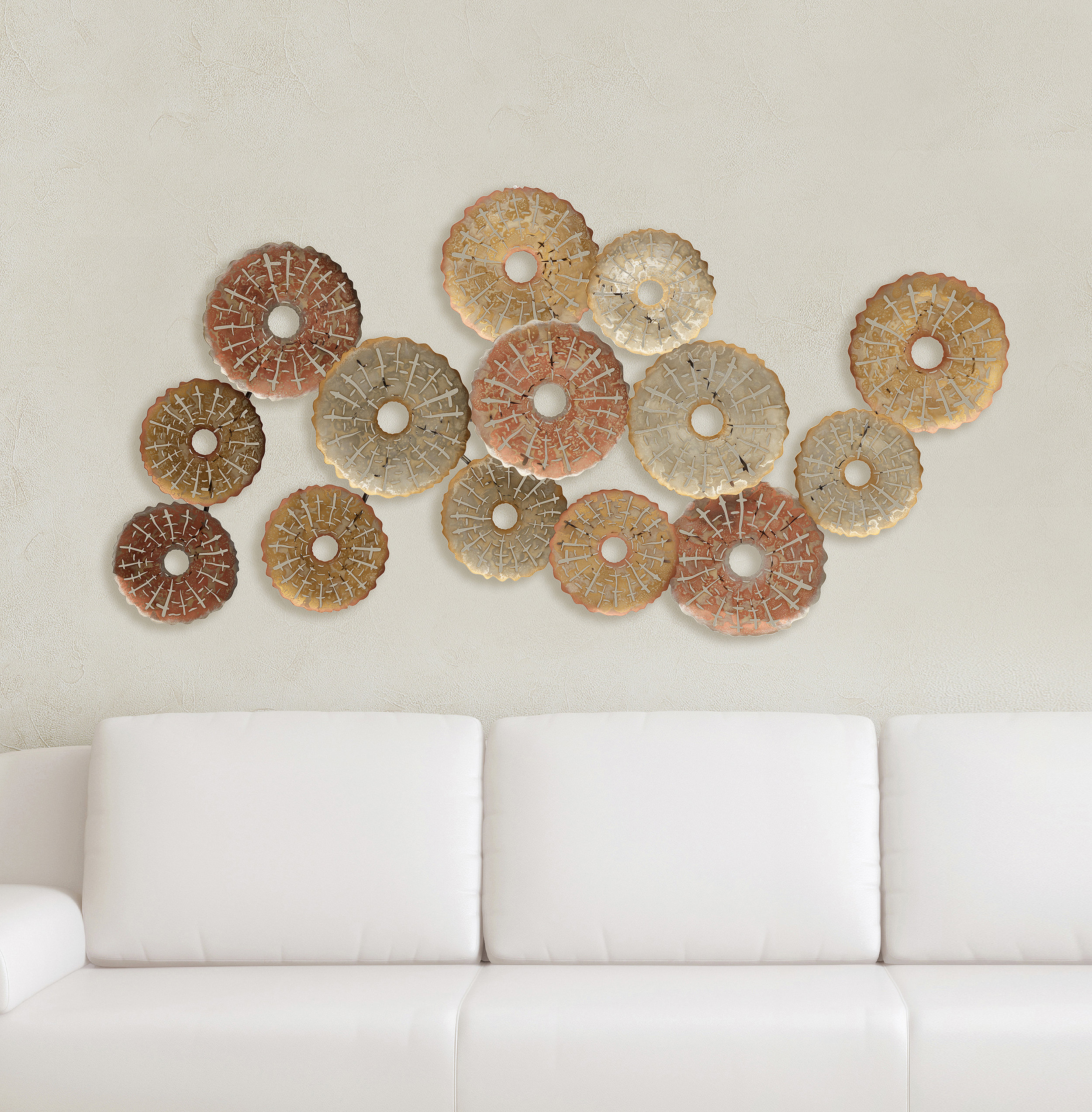 Sctl Scott Living Oasis Metal Wall Decor With Multiple Size