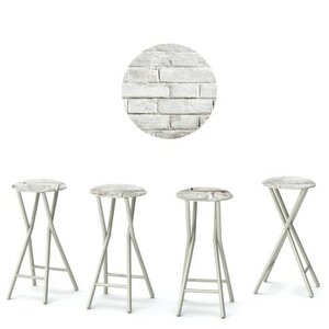 Cinderblock 30'' Bar Stool (Set of 4)