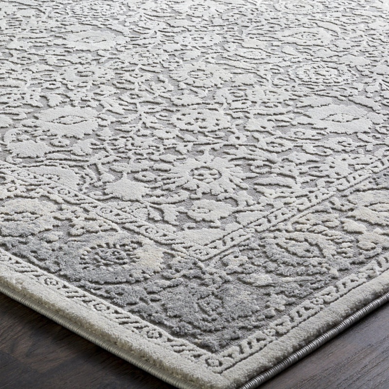 Tilleul Traditional Persian Distressed Gray Area Rug Reviews Tilleul Traditional Persian Distressed Gray Area Rug