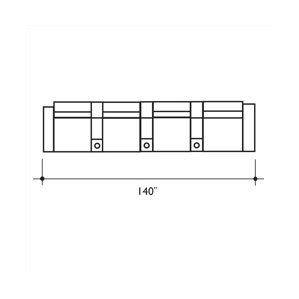 Paris Home Theater Lounger (Row of 4) by Bass