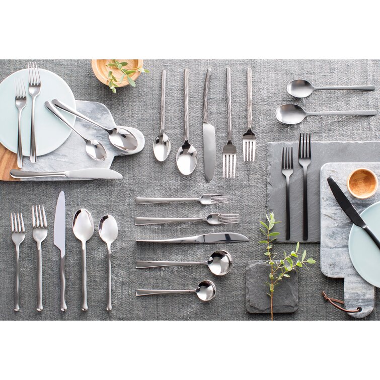 Villeroy and Boch New Wave Flatware 64 Pc Service for 12 by Villeroy and Boch