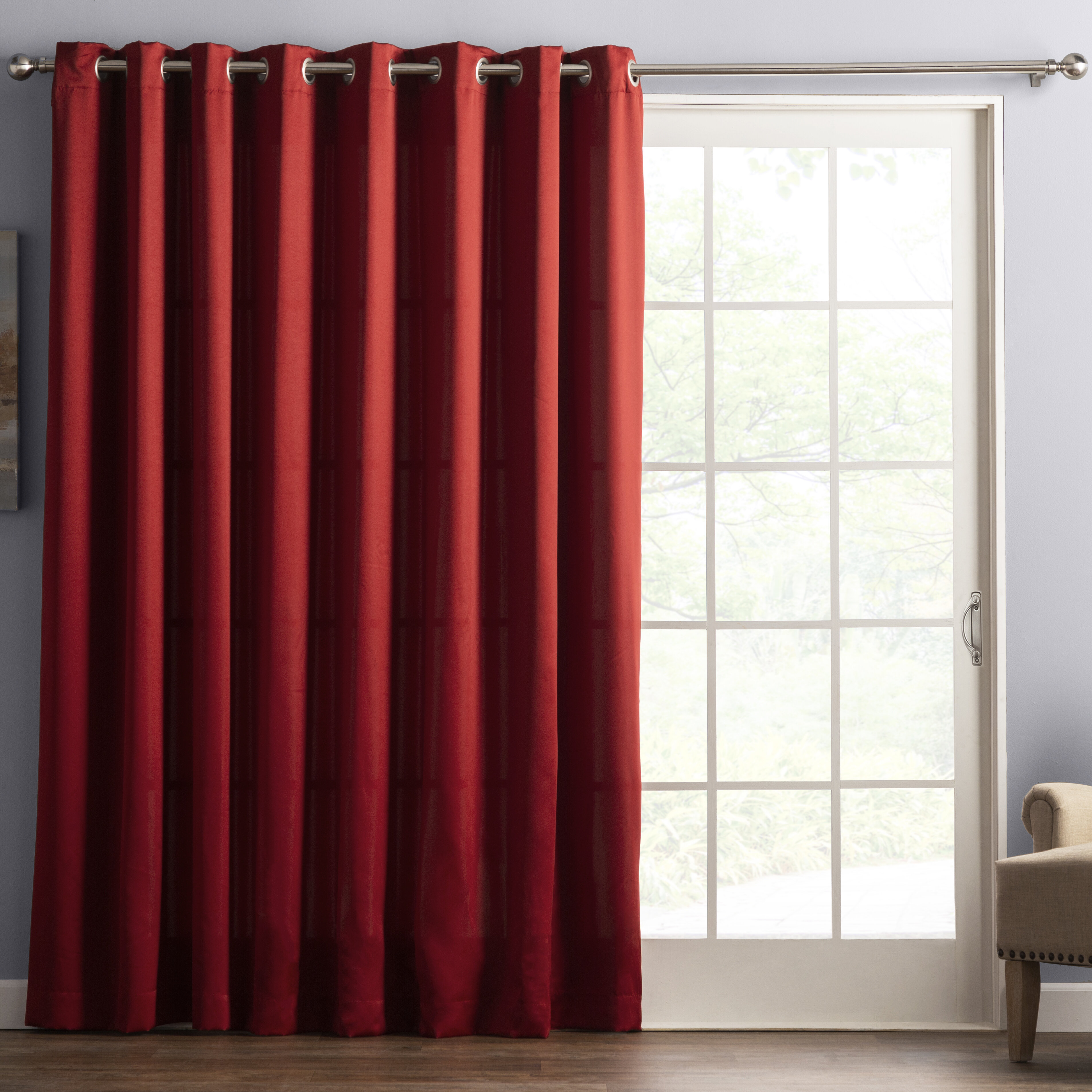84 Inch Red Curtains Drapes Youll Love In 2021 Wayfair