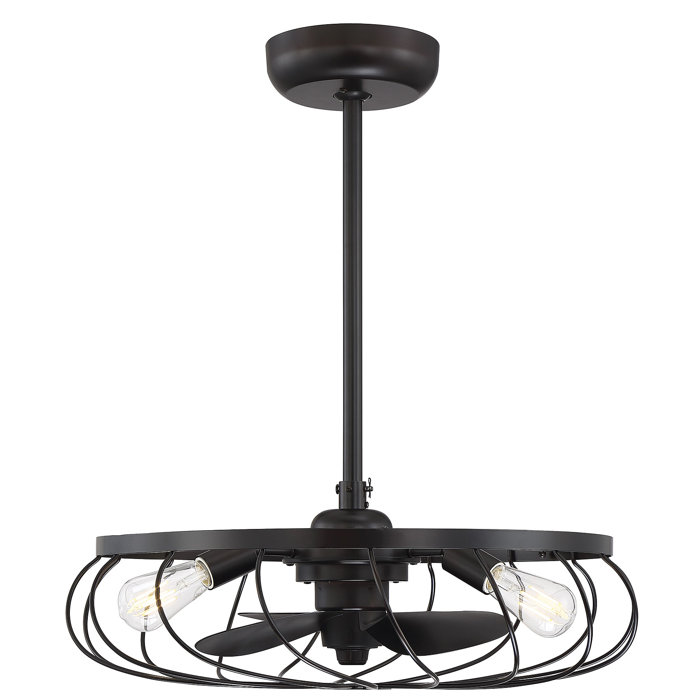 18 Maximus 3 Blade Ceiling Fan With Remote Light Kit Included