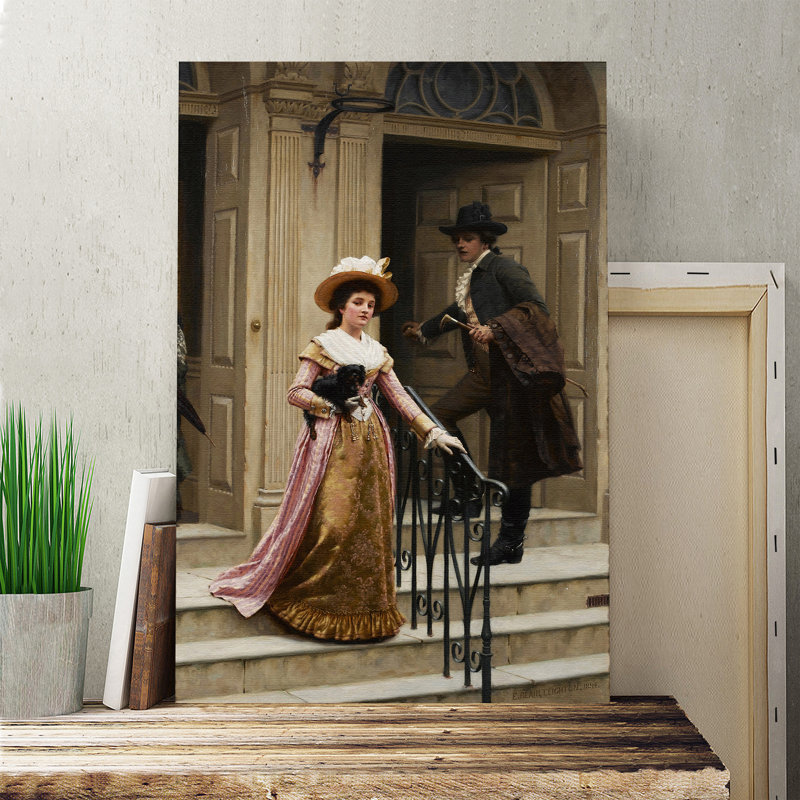 Big Box Art My Next Door Neighbour By Edmund Leighton Painting