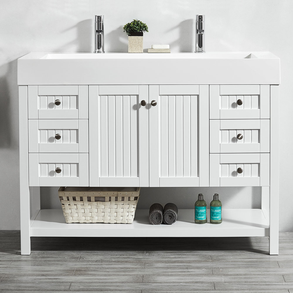 Gracie Oaks Ashcraft 47 Single Bathroom Vanity Set Reviews Wayfair