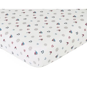 Nautical Nights Fitted Crib Sheet