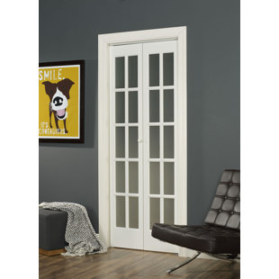 Interior Bifold French Doors Wayfair Pinecroft Wood Unfinished Bi Fold Interior Door