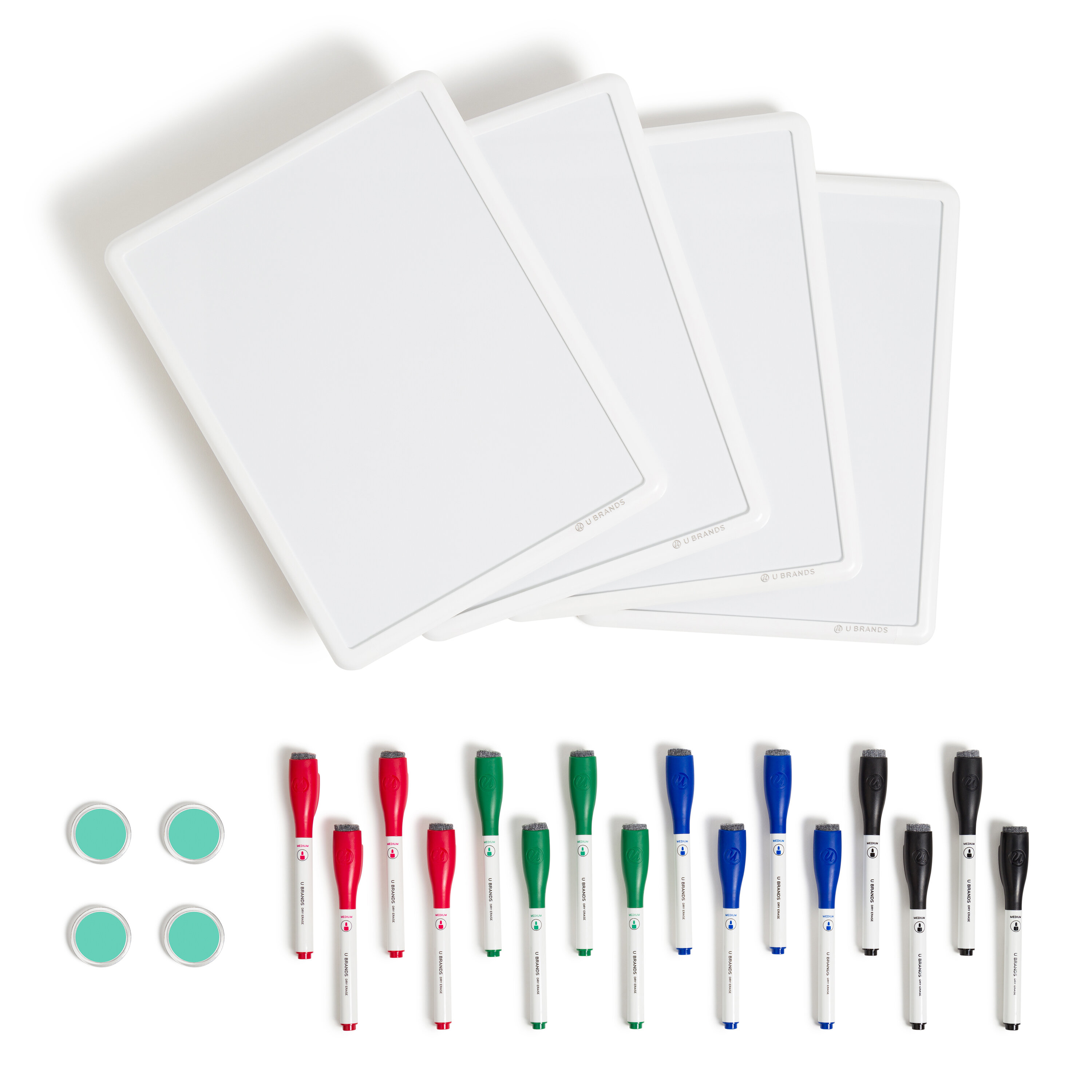 Contempo Magnetic 8.5 x 11 Dry Erase Board Magnet and Marker Included White Frame 8.5 x 11 Dry Board 