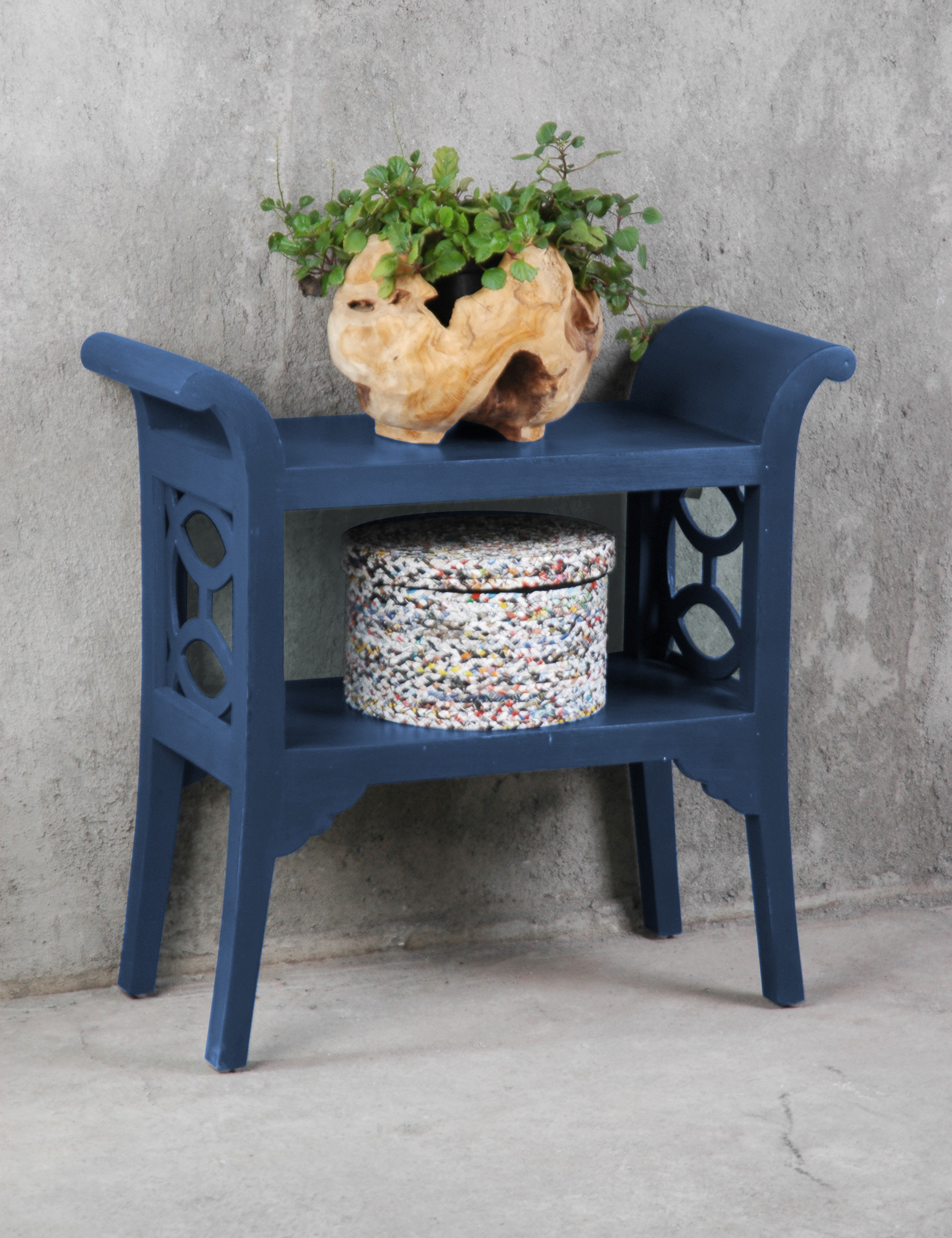 outdoor console table on Longshore Tides Neher 33 25 Solid Wood Console Table Wayfair