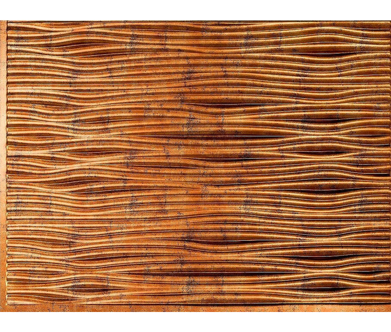 Retroart Gobi Backsplash Wall Paneling 18 X 24 Field Tile In Muted Gold Wayfair