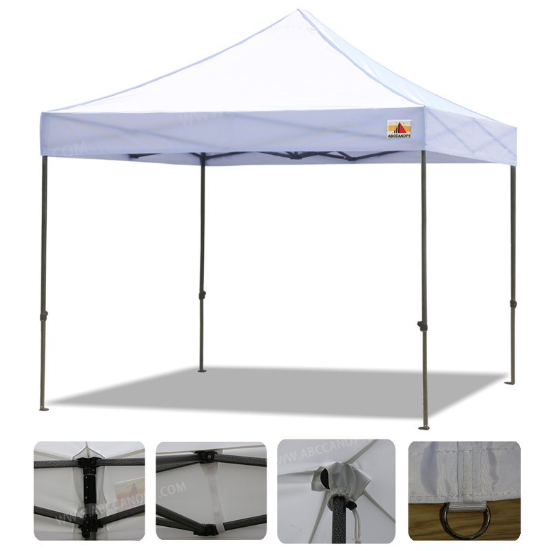 Abccanopy Commercial Instant Shelter 10 Ft W X 10 Ft D Metal Pop Up Canopy Reviews Wayfair