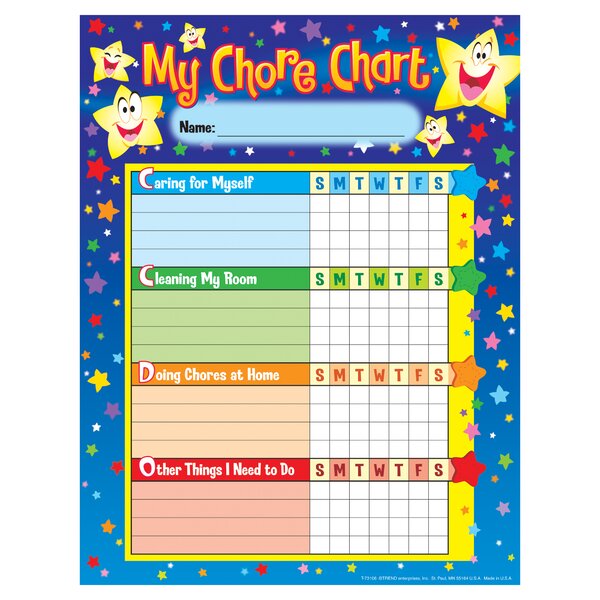 Sock Monkey Chore Chart 