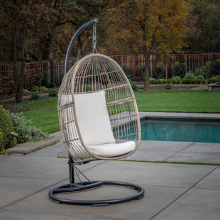 Go to store & view more images Yokoyama Hanging Swing Chair with Stand by Bungalow Rose