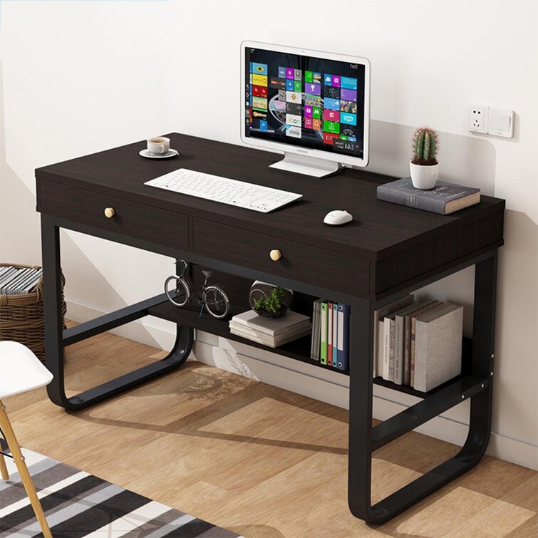 Details about   Computer Desk PC Laptop Writing Table Study Workstation Home Office w/ Shelf