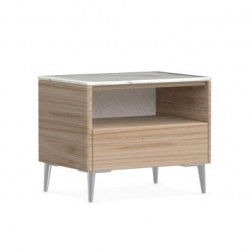 Go to store & view more images Boston - 1 Drawer Ceramic Top Nightstand by Calligaris