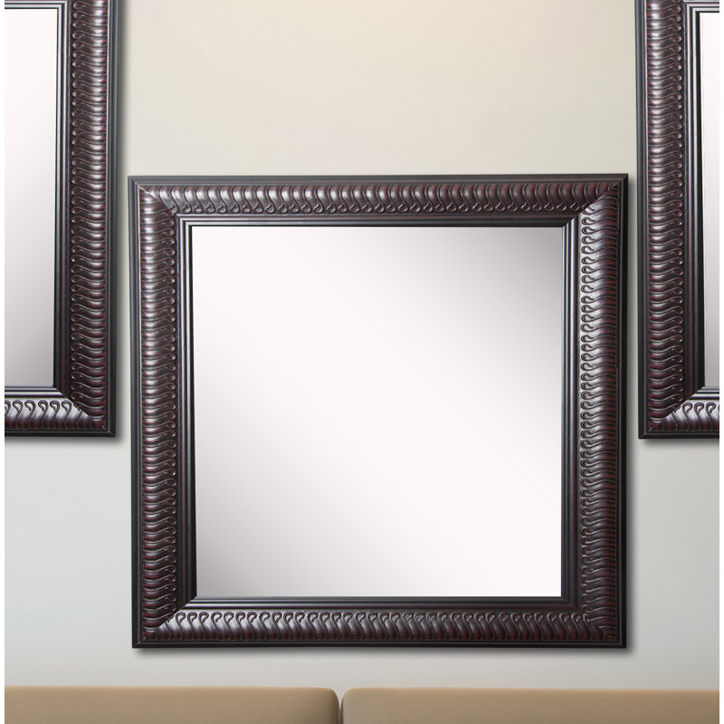 Charlton Home 3 Piece Kimzey Royal Curve Beveled Modern Contemporary Wall Mirror Set Wayfair Mirror with incandescent light bulb box frame rectangle shape set, illustration. wayfair