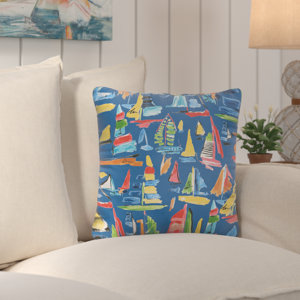 Wallon Square Indoor/Outdoor Throw Pillow (Set of 2)