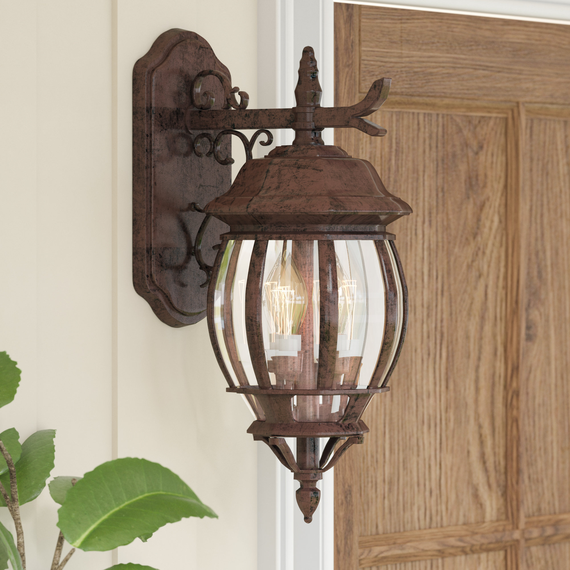 Bronze Outdoor Wall Lighting You Ll Love In 2021 Wayfair