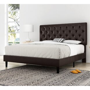Details about   Bristol Metal Tufted Upholstered Full Size Headboard in Dark Gray Fabric 