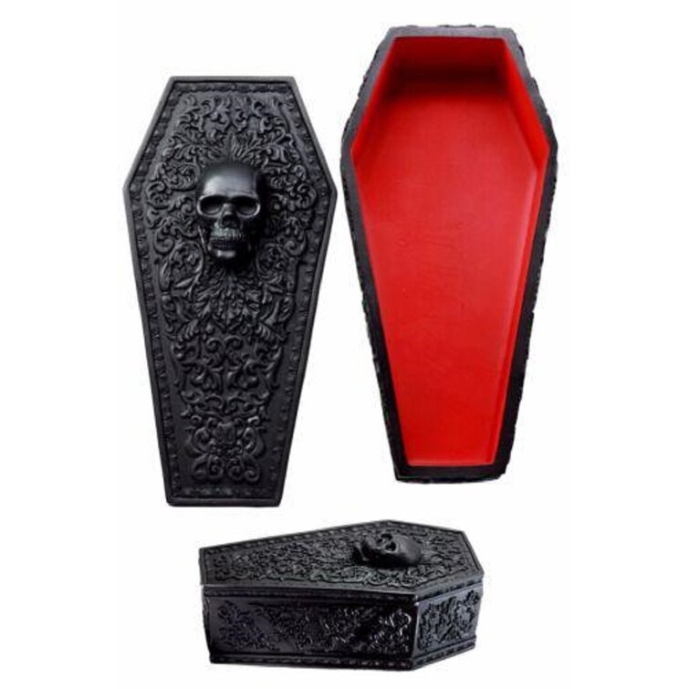 Day of The Dead Coffin Box Display Decoration