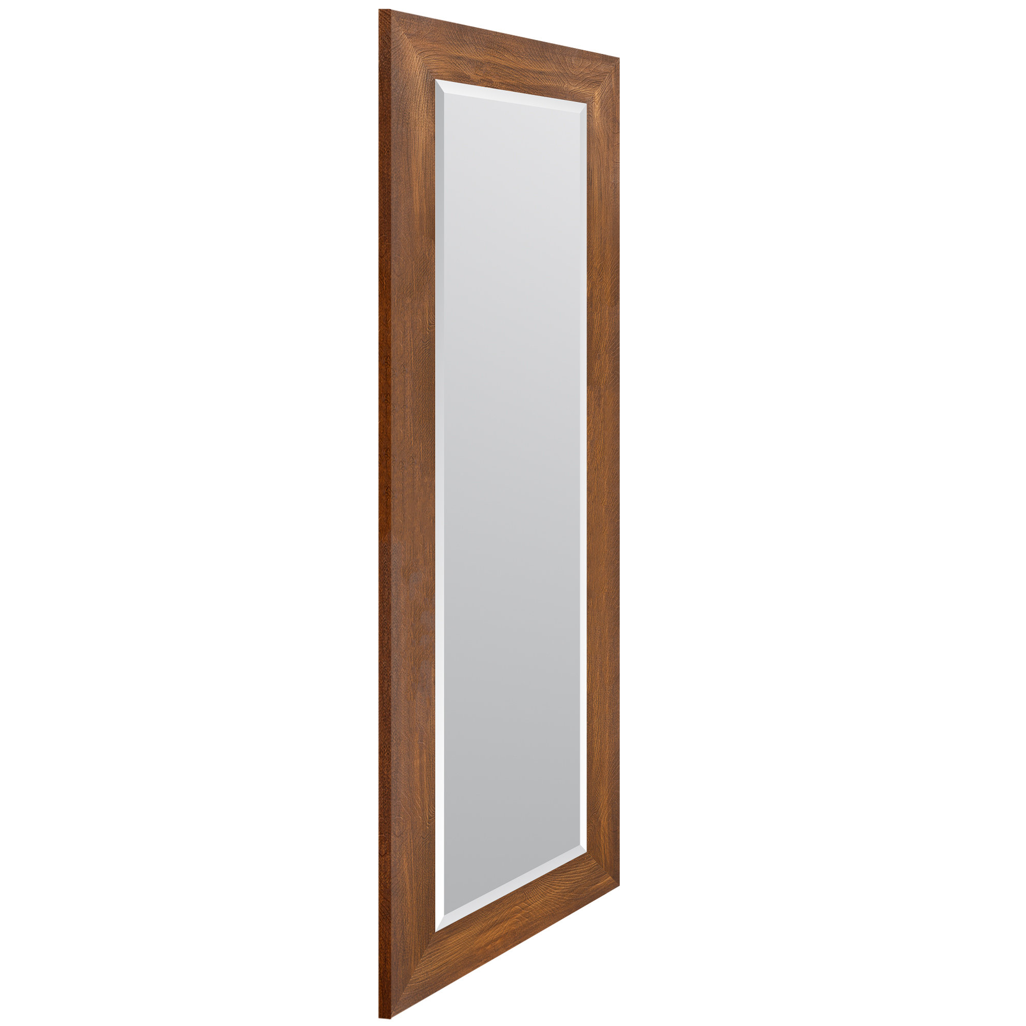 framed beveled mirror