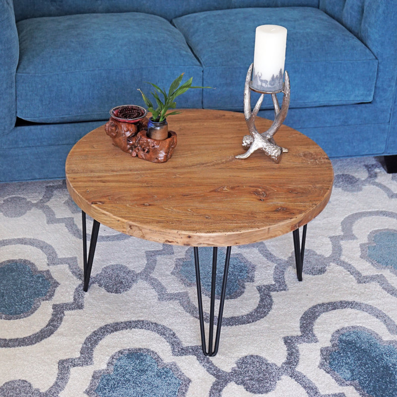 Foundry Select Cornelius Old Elm Rustic Coffee Table Wayfair Cornelius Old Elm Rustic Coffee Table