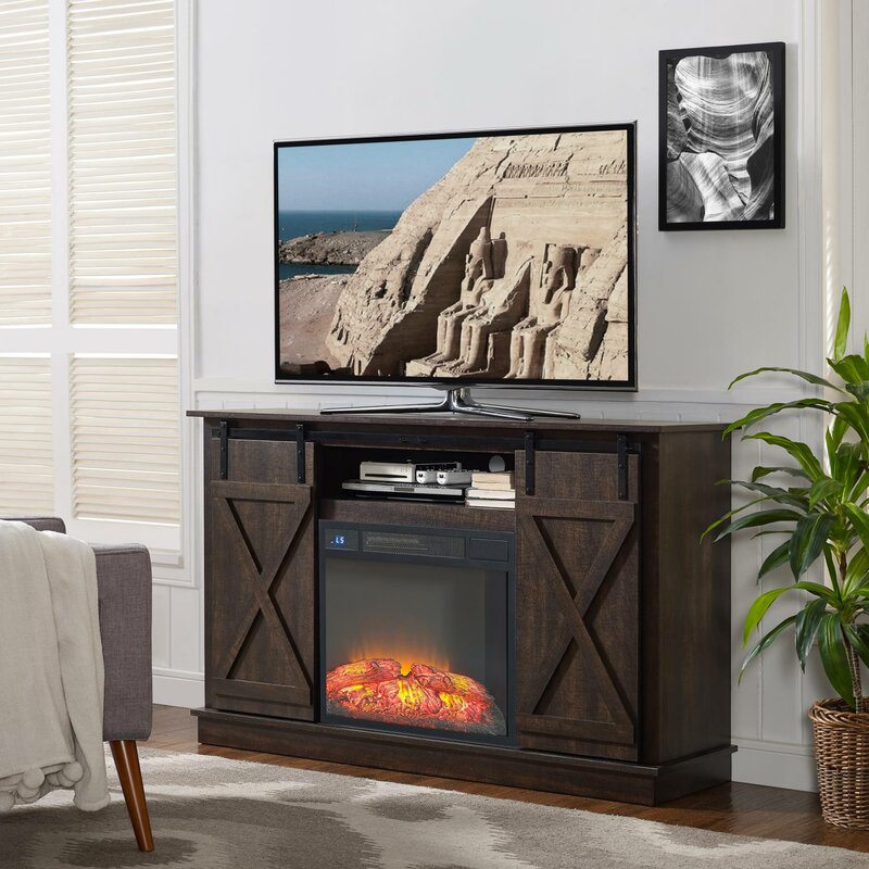 Gracie Oaks Quance TV Stand for TVs up to 77" with ...
