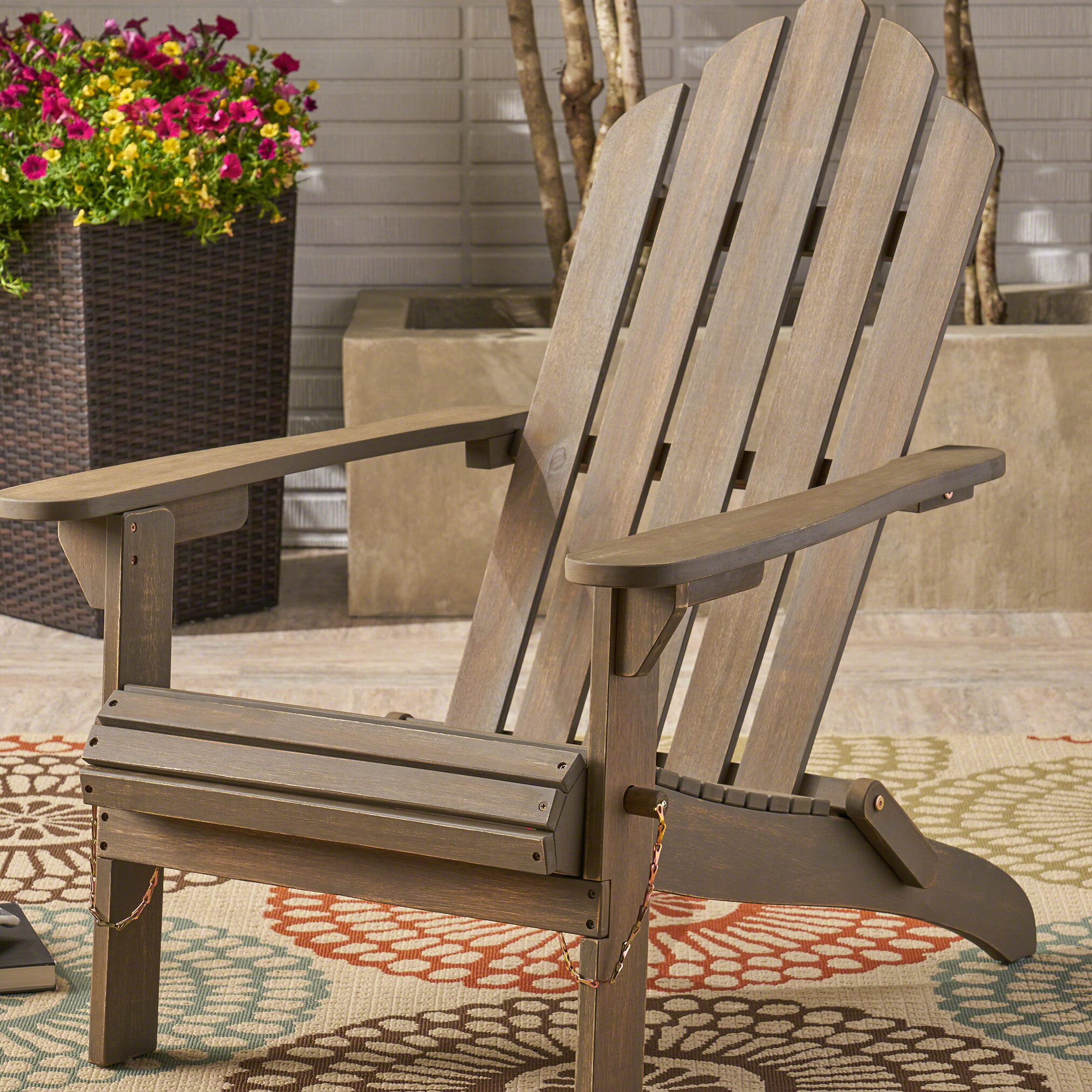 wayfair wood adirondack chairs