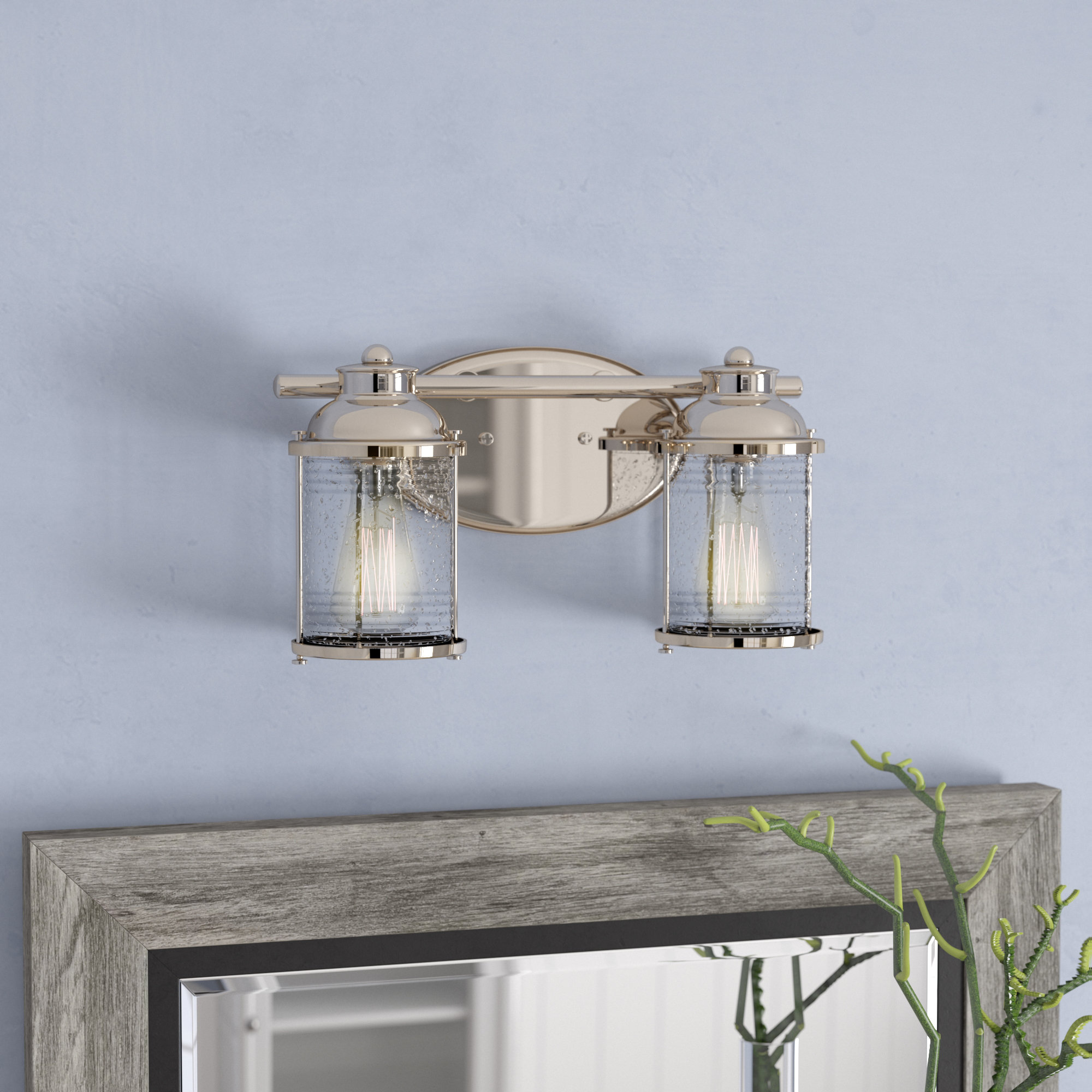 Beachcrest Home Galsworthy 2 Light Vanity Light Reviews Wayfair